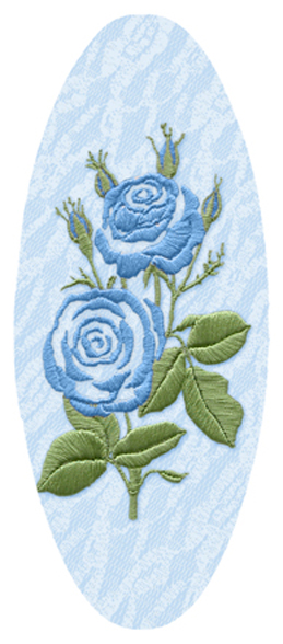 472 DA18 506 BL Satin Rose Blue